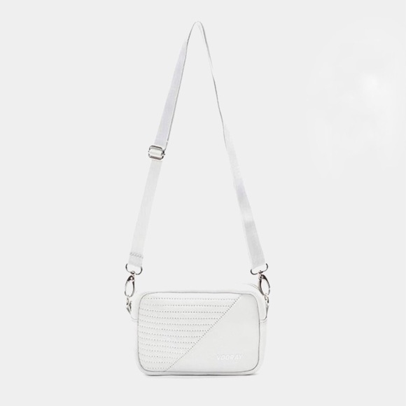 Vooray Sidekick Gray-Moto Crossbody Bag - Picture 9 of 13